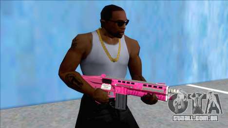 GTA V Vom Feuer Assault Shotgun Pink V15 para GTA San Andreas