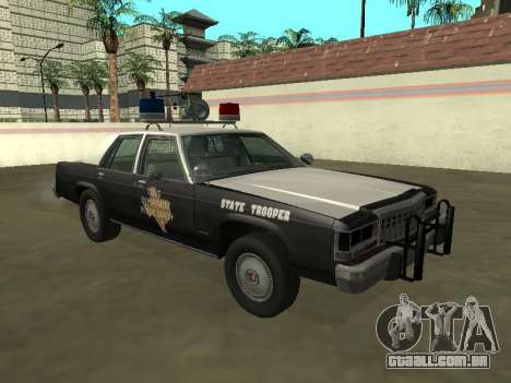 Ford LTD Crown Victoria 1987 Texas State Trooper para GTA San Andreas