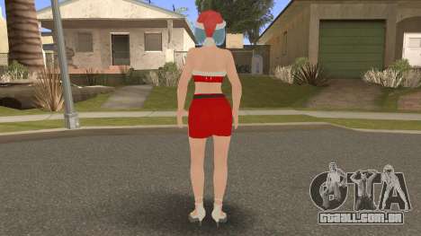 DOA Nico Berry Burberry Christmas Special V1 para GTA San Andreas