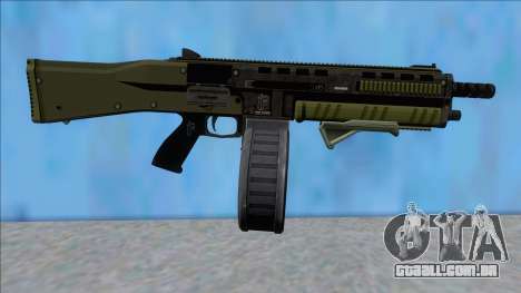 GTA V Vom Feuer Assault Shotgun Green V9 para GTA San Andreas