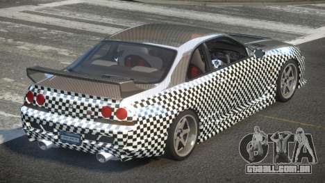 1997 Nissan Skyline R33 L10 para GTA 4