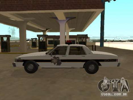 Chevrolet Caprice 1987 Eaton County Sheriff Patr para GTA San Andreas