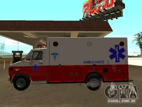 GMC Vandura 1985 Ambulance para GTA San Andreas