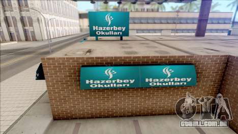 Hazerbey School para GTA San Andreas