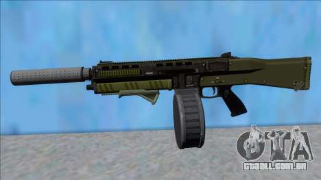 GTA V Vom Feuer Assault Shotgun Green V13 para GTA San Andreas