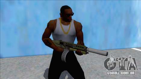 GTA V Vom Feuer Assault Shotgun Green V7 para GTA San Andreas