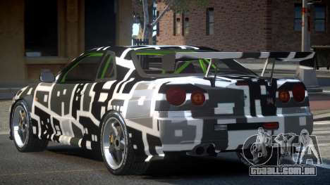 Nissan Skyline R34 GST-R PJ1 para GTA 4