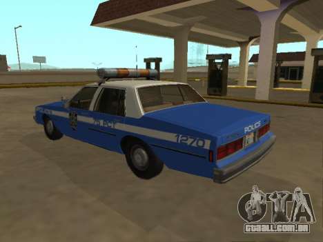 Chevrolet Caprice 1987 New York Police Dept para GTA San Andreas