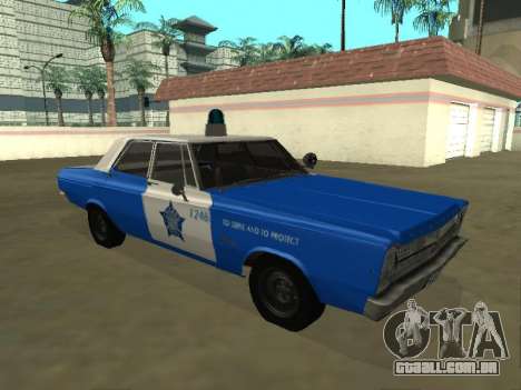 Plymouth Belvedere 4 door 1965 Chicago Police De para GTA San Andreas