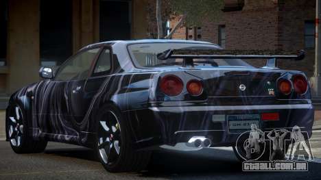 1999 Nissan Skyline R34 GT-R L5 para GTA 4