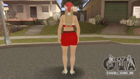 DOA Rachel Berry Burberry Christmas Special V1 para GTA San Andreas