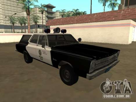 Plymouth Belvedere 1965 Station Wagon LAPD para GTA San Andreas