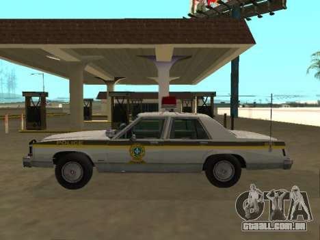 Ford LTD Crown Victoria 1987 Sûreté du Québec para GTA San Andreas