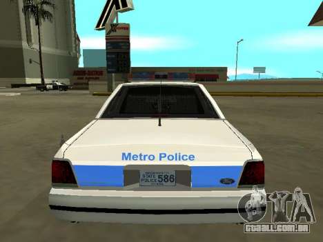 Ford LTD Crown Victoria 1991 Massachusetts Metro para GTA San Andreas