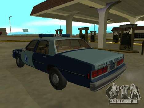 Chevrolet Caprice 1987 Massachusetts S Police para GTA San Andreas