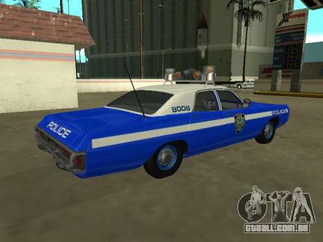 Dodge Polara 1972 New York Police Dept para GTA San Andreas