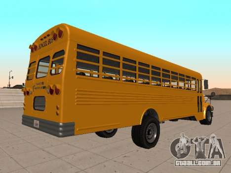 Vapid School Bus (Benson do GTA IV) para GTA San Andreas
