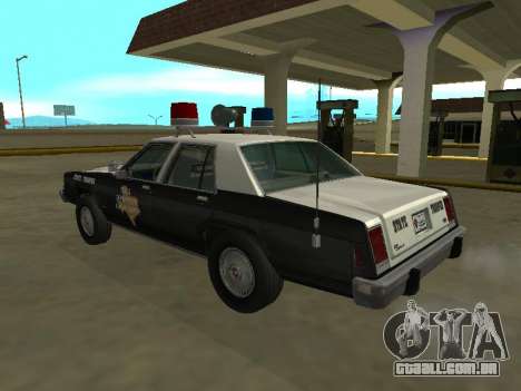 Ford LTD Crown Victoria 1987 Texas State Trooper para GTA San Andreas