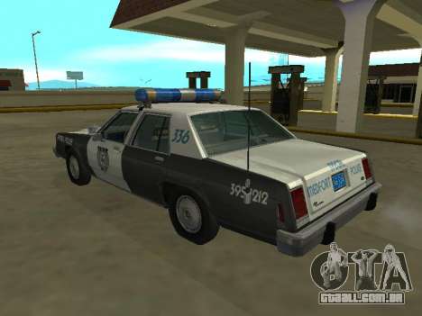 Ford LTD Crown Victoria 1987 Medford Spec Police para GTA San Andreas