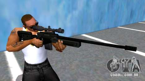 GTA V Sniper Rifle Black para GTA San Andreas