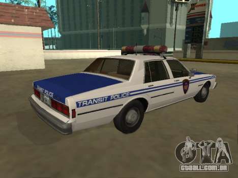 Chevrolet Caprice 1987 NYPD Transit Police para GTA San Andreas