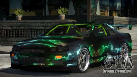 Nissan Skyline R34 GST-R PJ10 para GTA 4