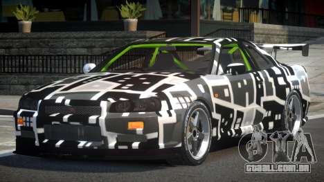 Nissan Skyline R34 GST-R PJ1 para GTA 4