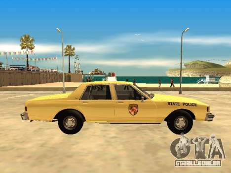 Chevrolet Impala 1985 Mariland State Police para GTA San Andreas