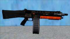 GTA V Vom Feuer Assault Shotgun Orange V11 para GTA San Andreas