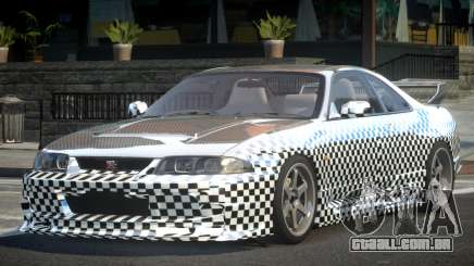 1997 Nissan Skyline R33 L10 para GTA 4