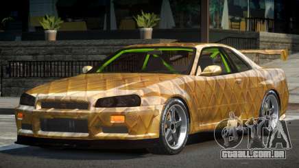 Nissan Skyline R34 GST-R PJ9 para GTA 4