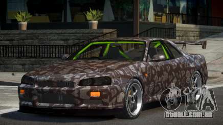 Nissan Skyline R34 GST-R PJ4 para GTA 4
