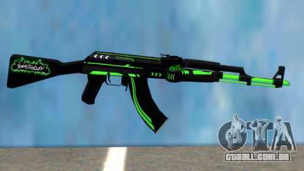 AK47 GREEN LINE para GTA San Andreas