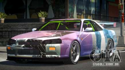Nissan Skyline R34 GST-R PJ3 para GTA 4