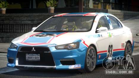 Mitsubishi Lancer X PSI-R L6 para GTA 4