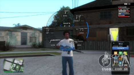 GTA5 HUD by DK22Pac para GTA San Andreas