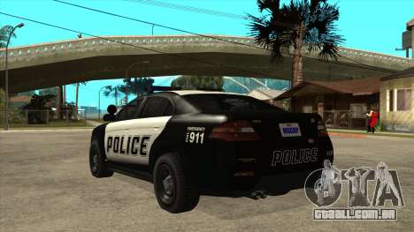 Interceptador de Polícia Vapid MGCRP para GTA San Andreas