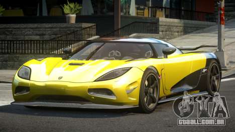 Koenigsegg Agera BS-G L9 para GTA 4