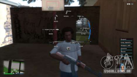 GTA5 HUD by DK22Pac para GTA San Andreas