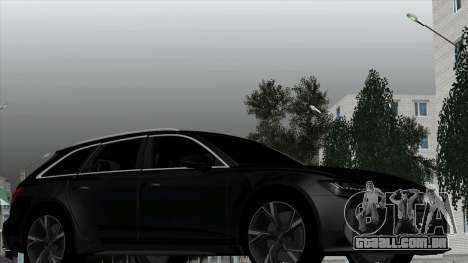 Audi RS6 Avant Black para GTA San Andreas