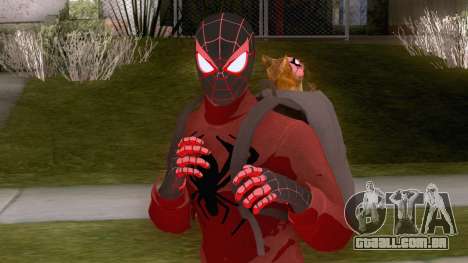 Spider-Man Miles Morales Bodega Cat Suit para GTA San Andreas