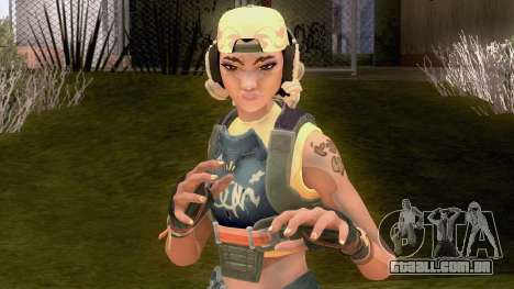 Raze Valorant para GTA San Andreas