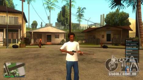 GTA5 HUD by DK22Pac para GTA San Andreas