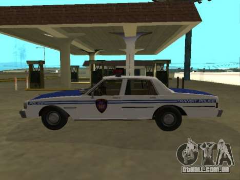 Chevrolet Caprice 1987 New York Transit Police para GTA San Andreas