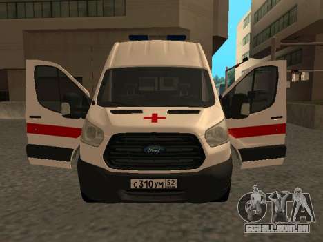 Ford Transit Ambulance Medical Aid para GTA San Andreas