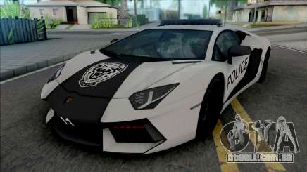 Lamborghini Aventador LP700-4 Police Rio para GTA San Andreas