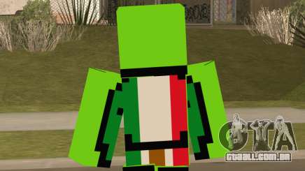 Mexican Dream Minecraft Skin para GTA San Andreas