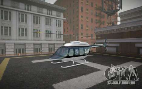 Correção de helicóptero na delegacia para GTA San Andreas