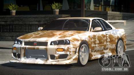 Nissan Skyline R34 GT-R PSI PJ9 para GTA 4