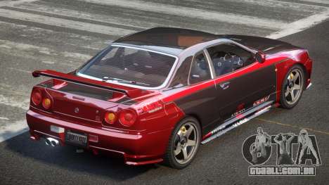 Nissan Skyline R34 GST Racing L6 para GTA 4